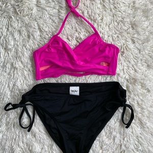 Victoria’s Secret Wrap Bikini Top and Bottoms(set)